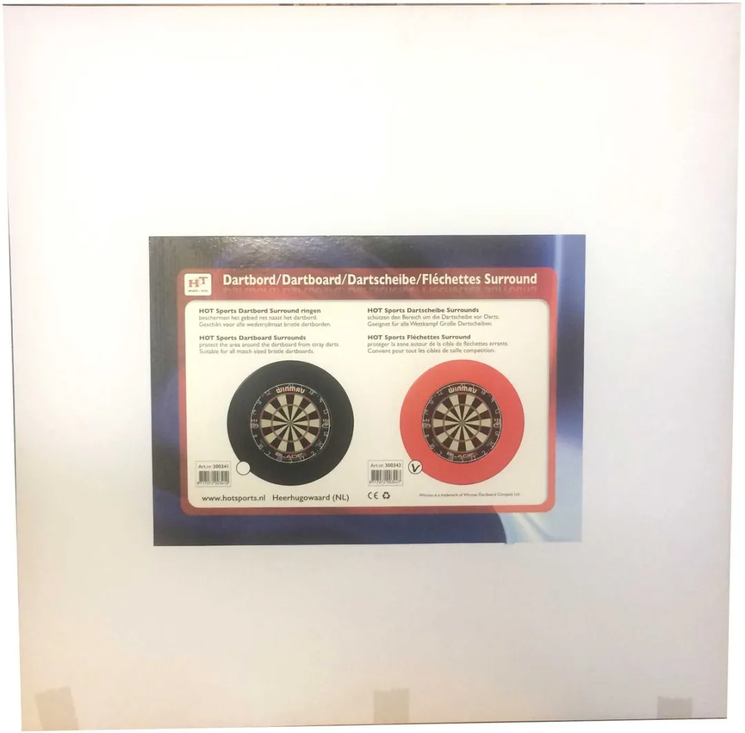 HOT Sports + Toys Dartbord Surround Rood 12x3,5cm