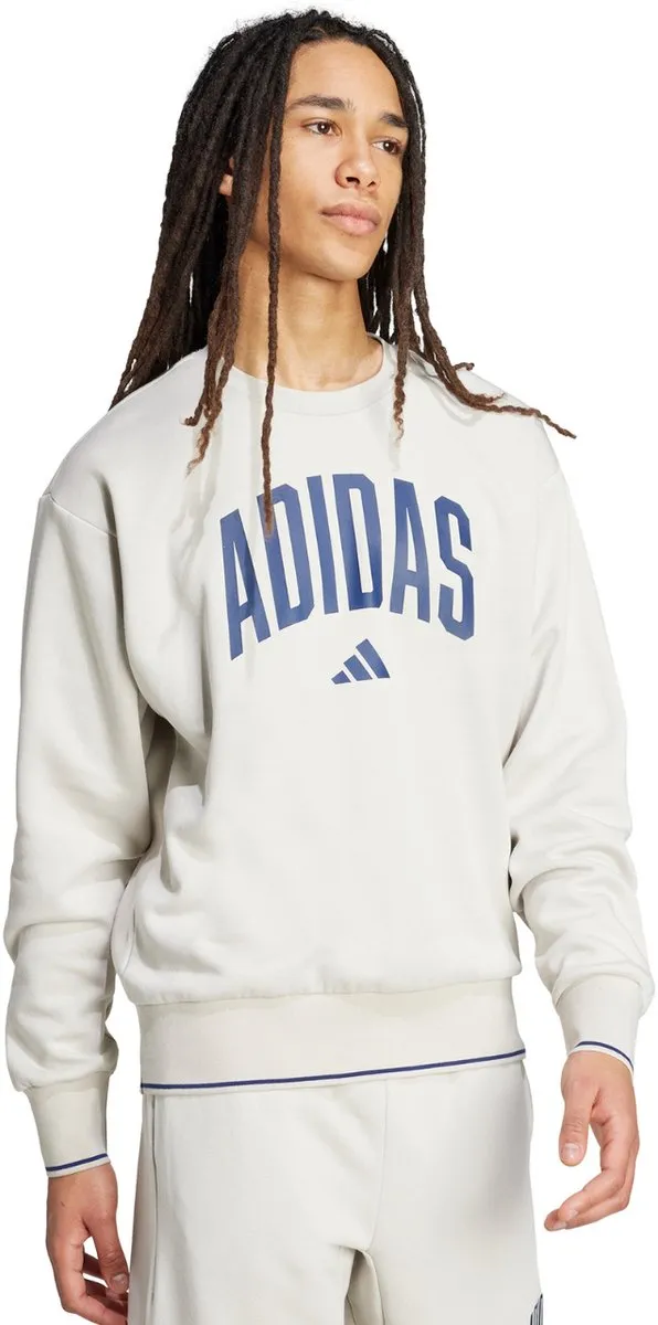 Adidas Heren Collegiate Sweater - Grijs XXL