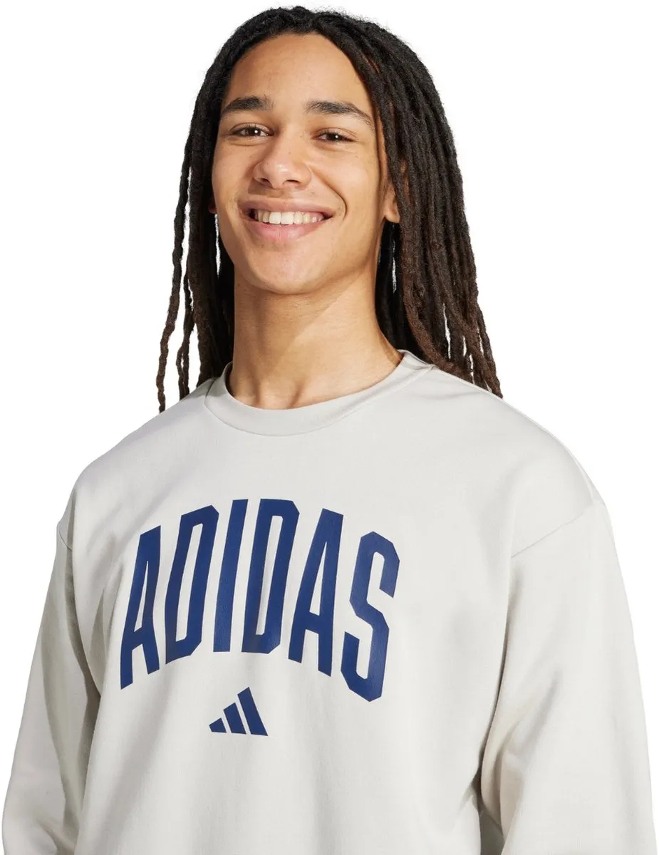 Adidas Heren Collegiate Sweater - Grijs XXL
