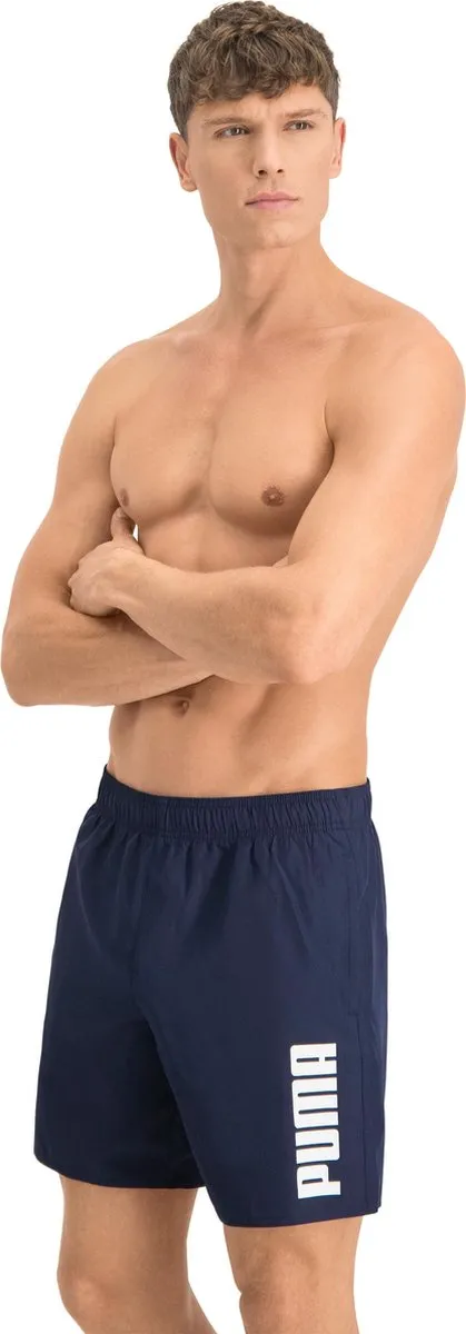 PUMA SWIM Men Mid Shorts - Maat S Granatowy