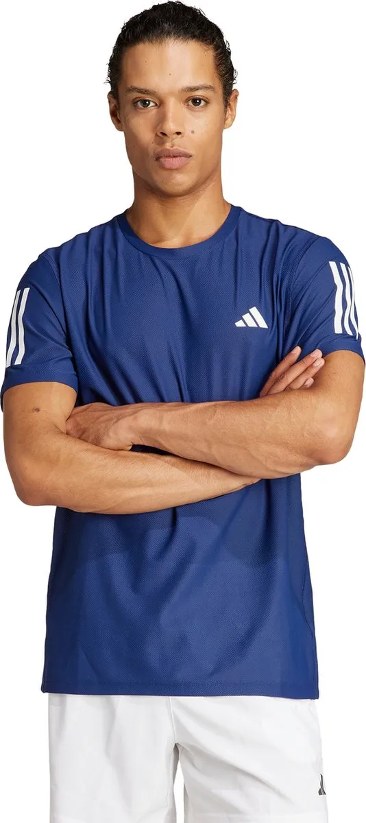 adidas Performance Own the Run T-shirt JX2212 - Blauw - XXL