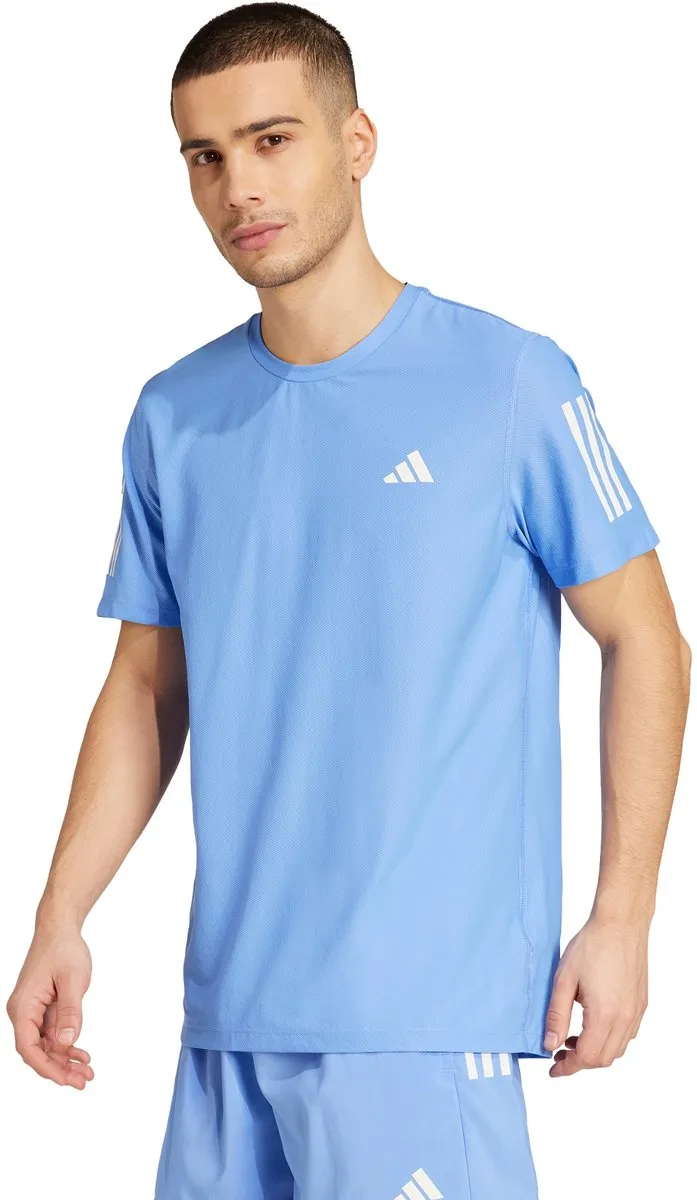 adidas Performance Own the Run T-shirt JX2212 - Blauw - XXL