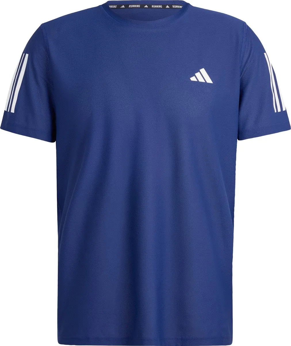 adidas Performance Own the Run T-shirt JX2212 - Blauw - XXL