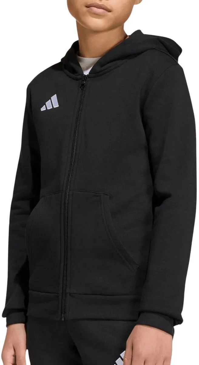 Adidas Entrada 26 Full Zip Hooded Vest Junior 176 - Rood