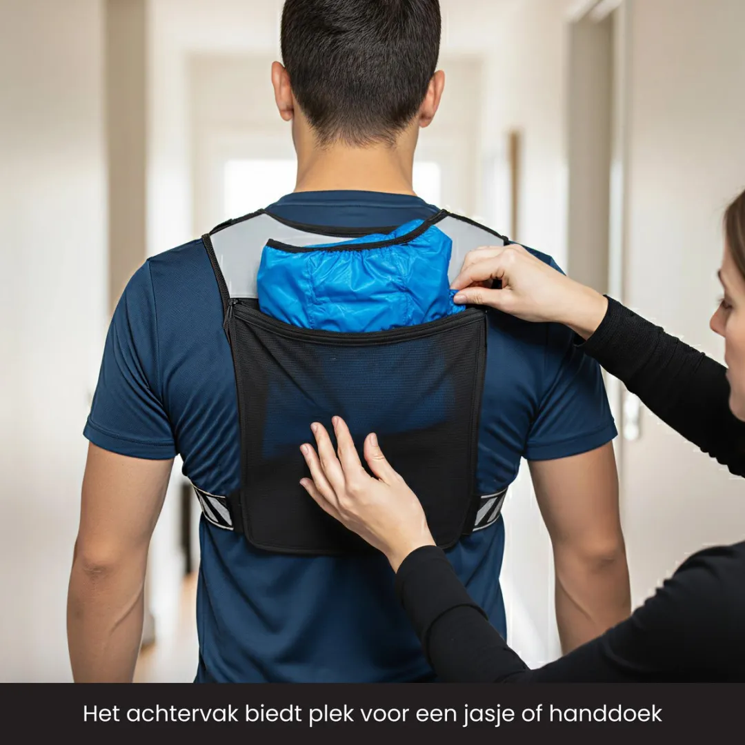 R2B Hardloopvest One Size - Telefoonhouder & Reflecterend