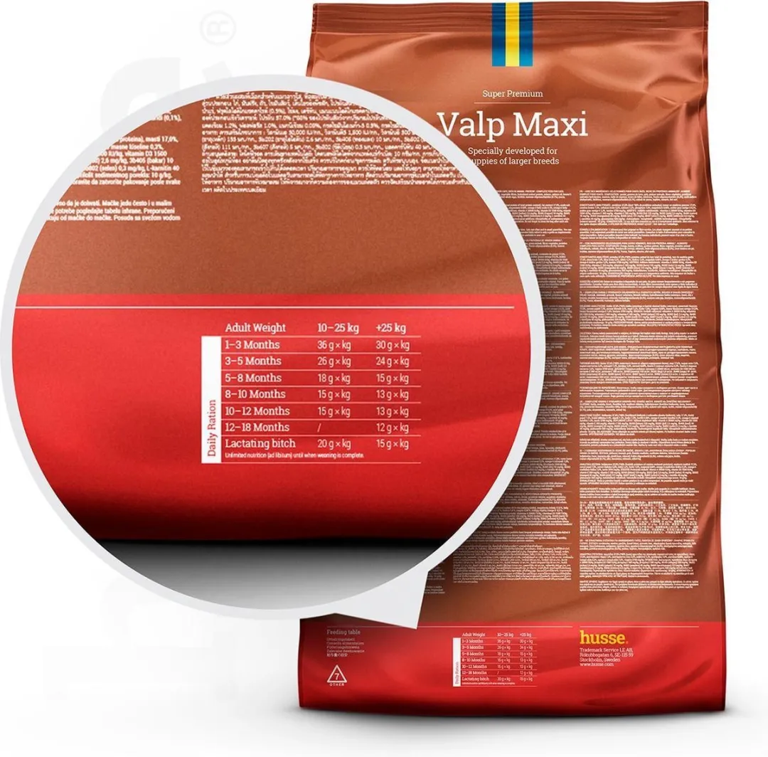 Husse Valp Maxi Puppyvoer Proefpakket 5x100g