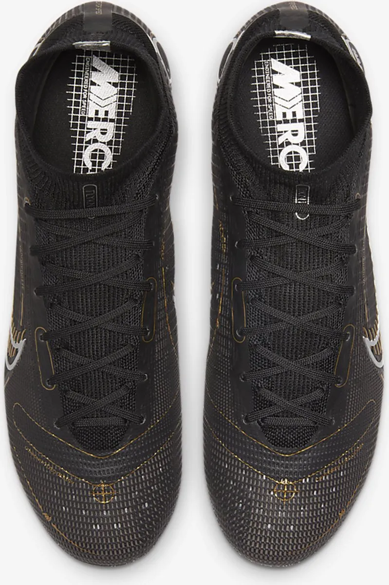 Nike Mercurial Superfly Elite FG Voetbalschoenen - Maat 39 - Zwart