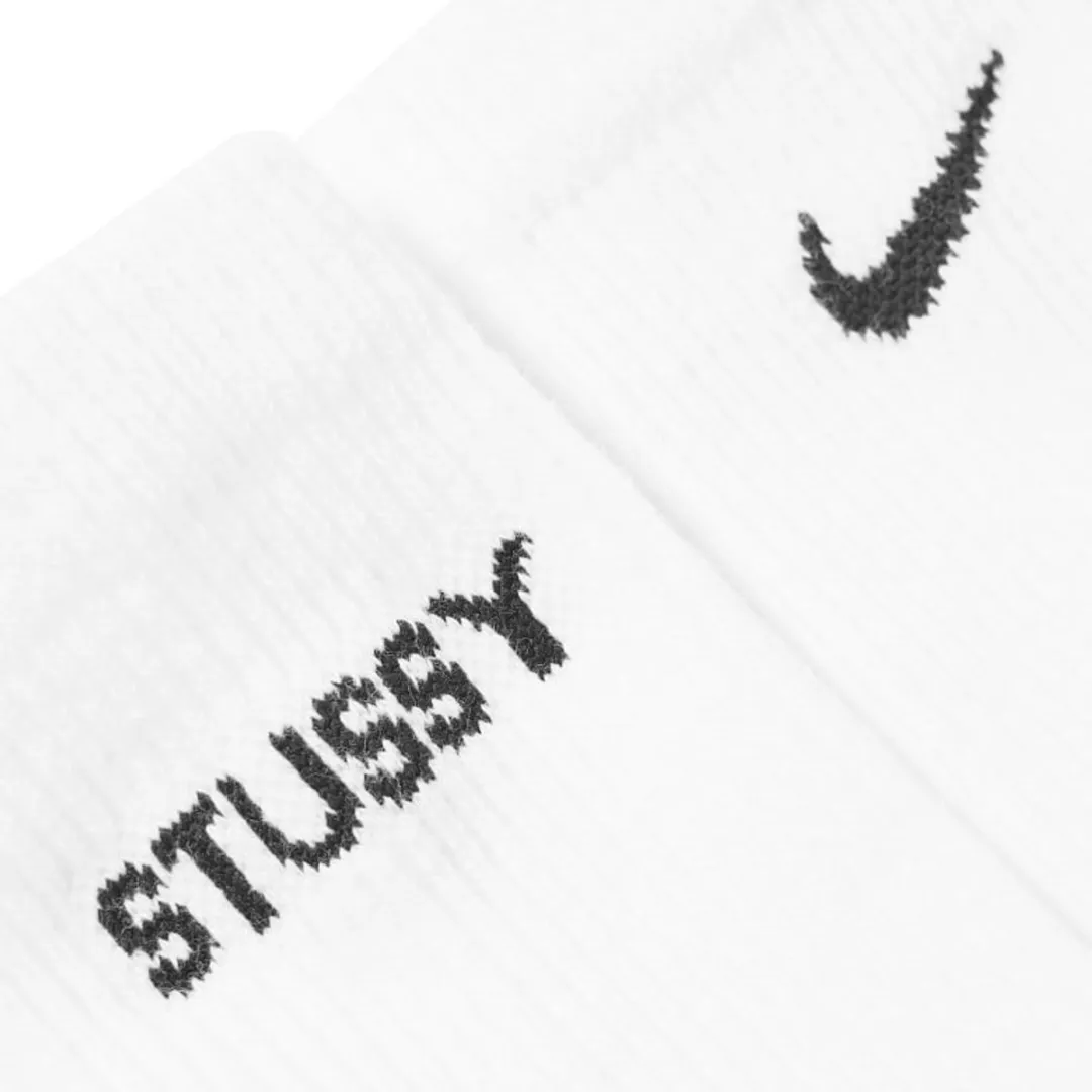 Nike X Stussy Cushioned Crew Sokken - Wit - Maat 46-50