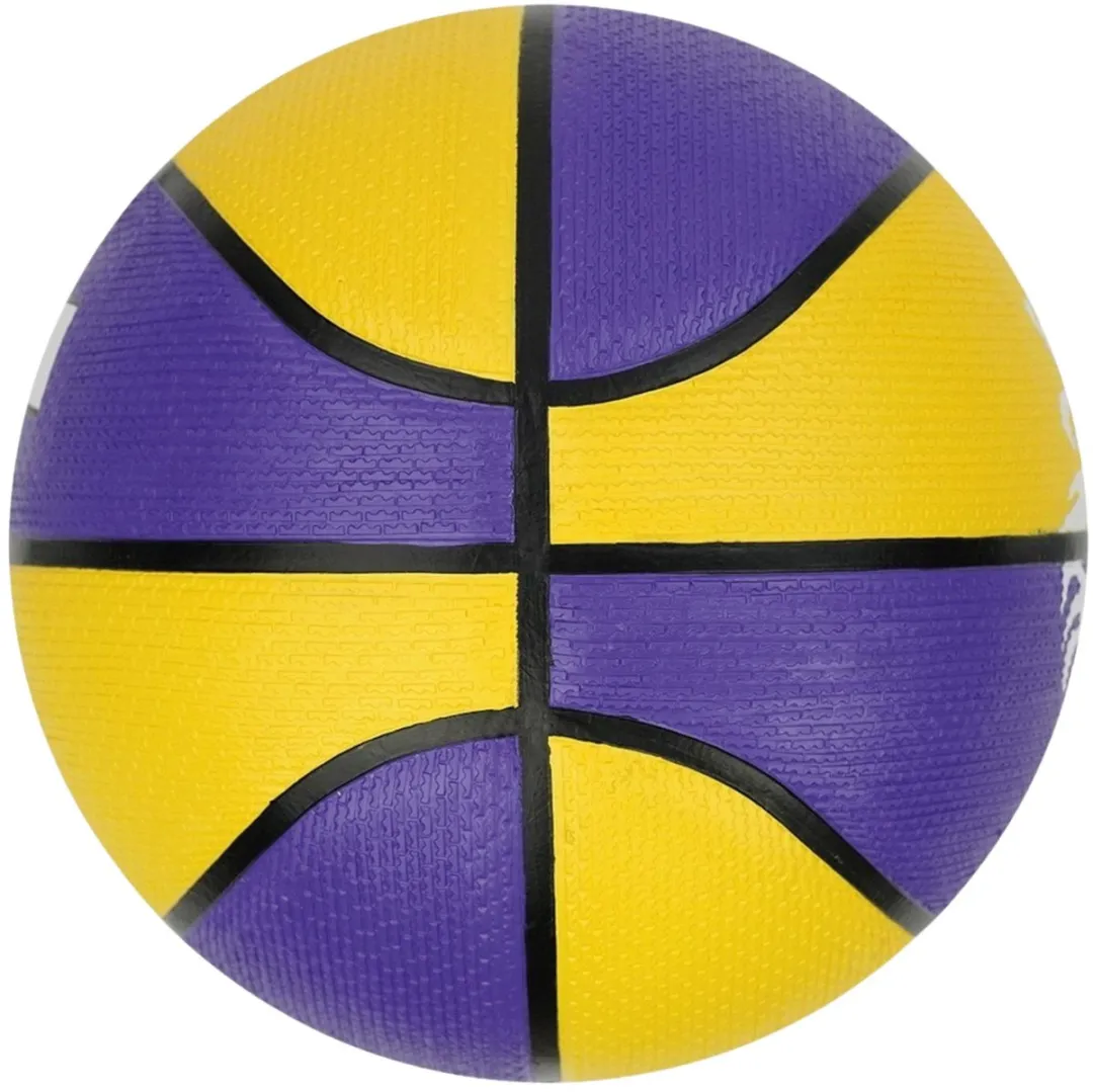 Nike LeBron James Playground 2.0 Basketbal - 7 - Paars/Geel/Zwart/Wit