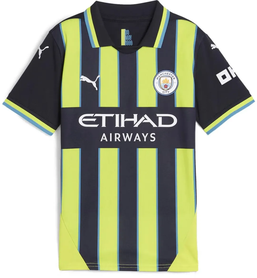 PUMA Manchester City FC 24/25 Uitshirt Junior - Geel - 5-6 jaar