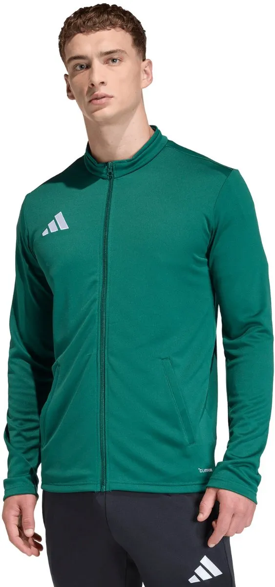 Adidas Entrada 26 Trainingsjack Heren - XL - Lichtgrijs/Wit