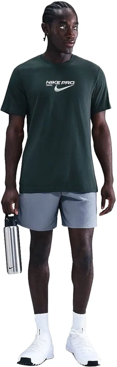 Nike Dri-FIT Pro Training Heren T-shirt - XL - Groen