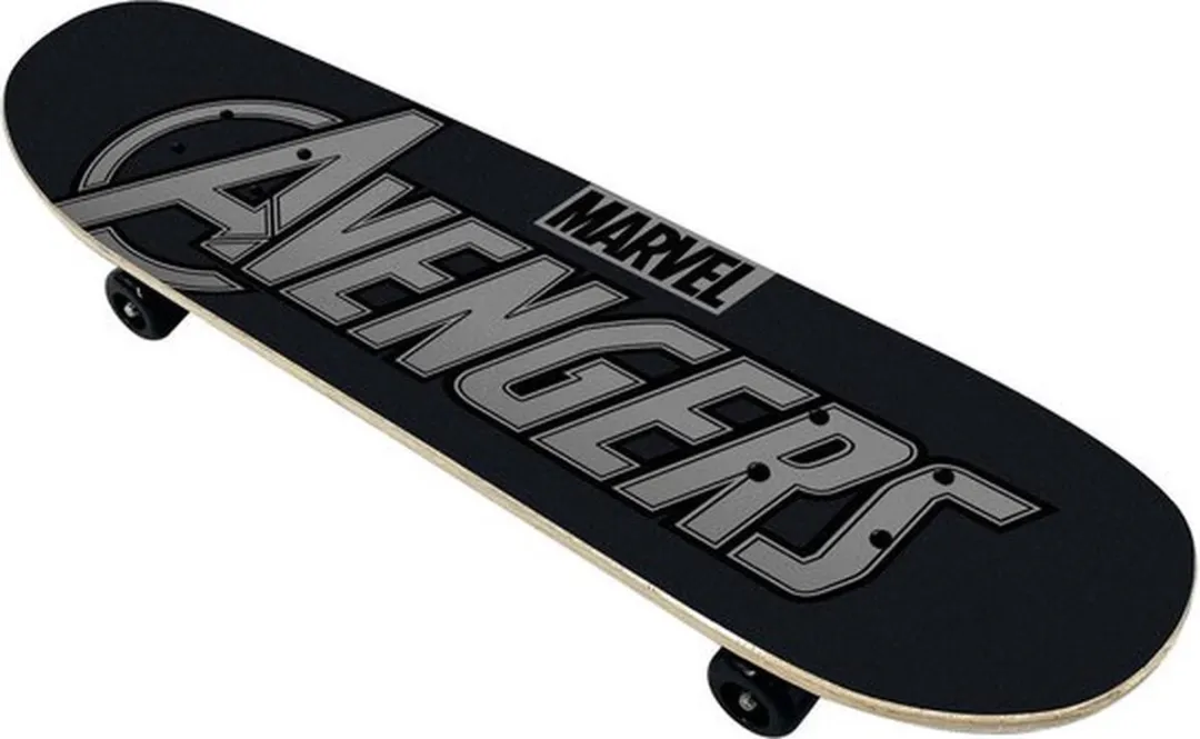 Marvel Avengers Junior Skateboard 7'1" - Zwart/Rood