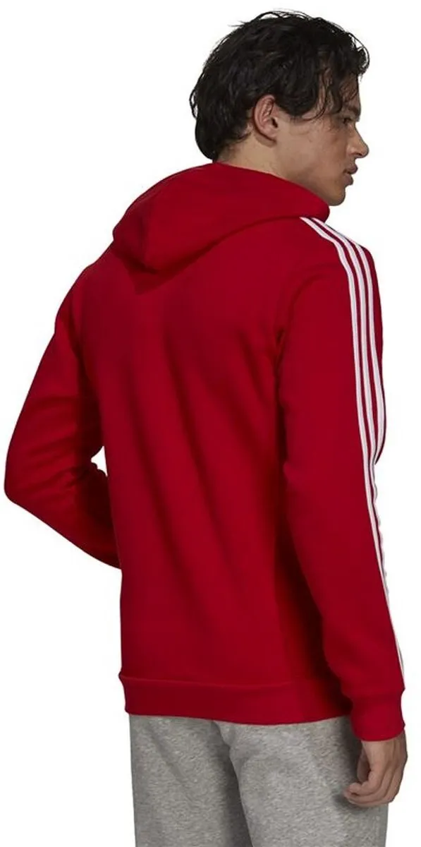 adidas Essentials Fleece Herenhoodie - Rood M