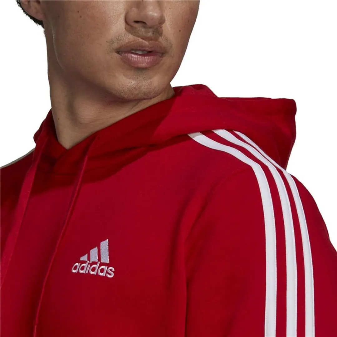 adidas Essentials Fleece Herenhoodie - Rood M