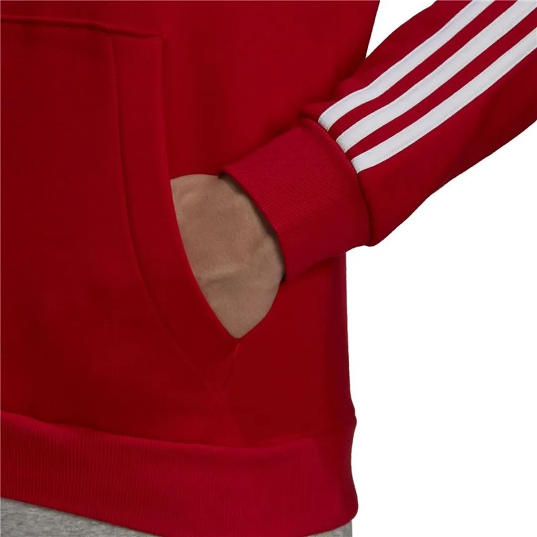 adidas Essentials Fleece Herenhoodie - Rood M