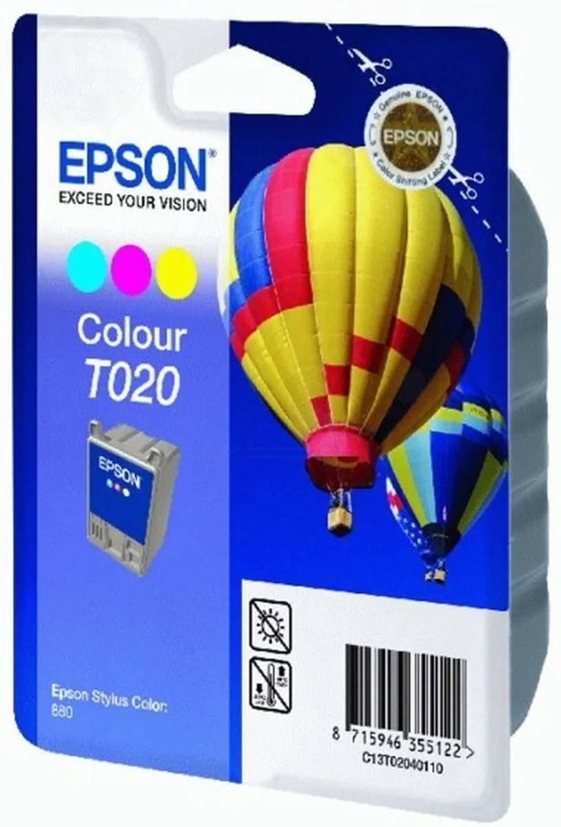 Epson T020 Kleur Inktcartridge