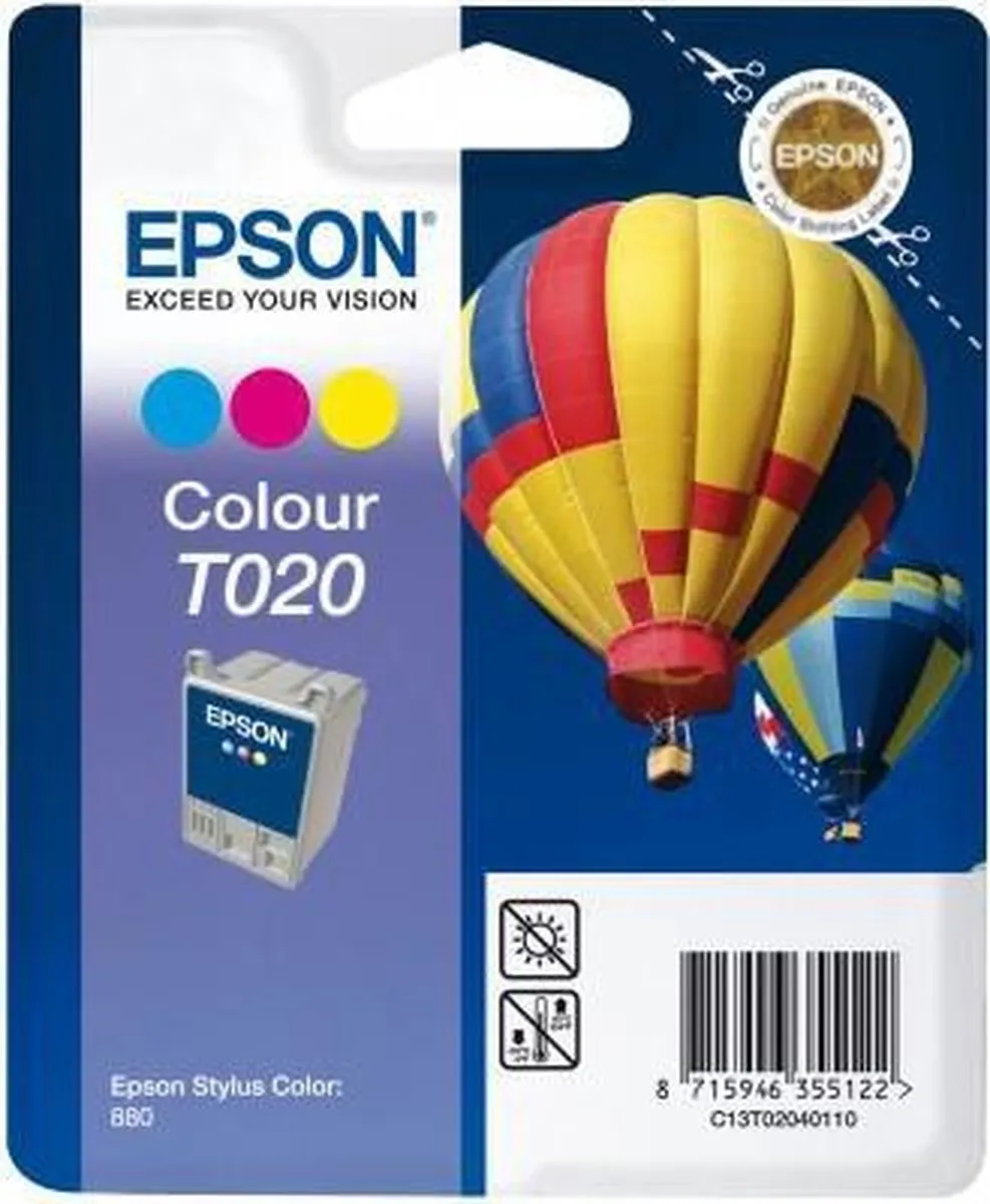 Epson T020 Kleur Inktcartridge - 35ml - afbeelding 3 van 3
