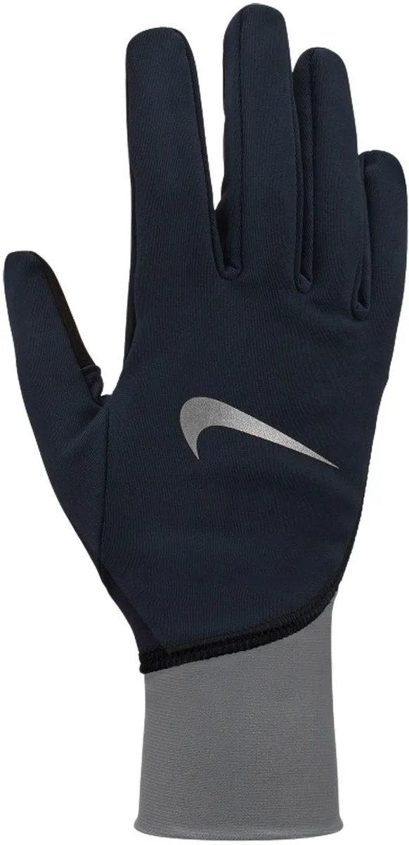 Nike Pacer Therma-FIT Handschoenen Dames - L - Zwart/Zilver