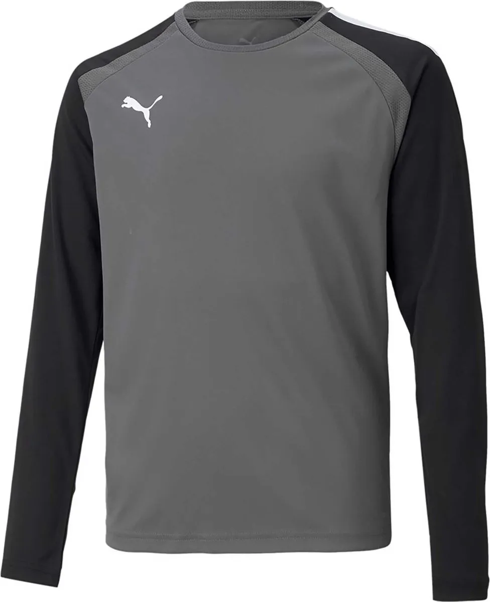 PUMA Teampacer Keepershirt Lange Mouw Kinderen 152 - Grijs/Zwart