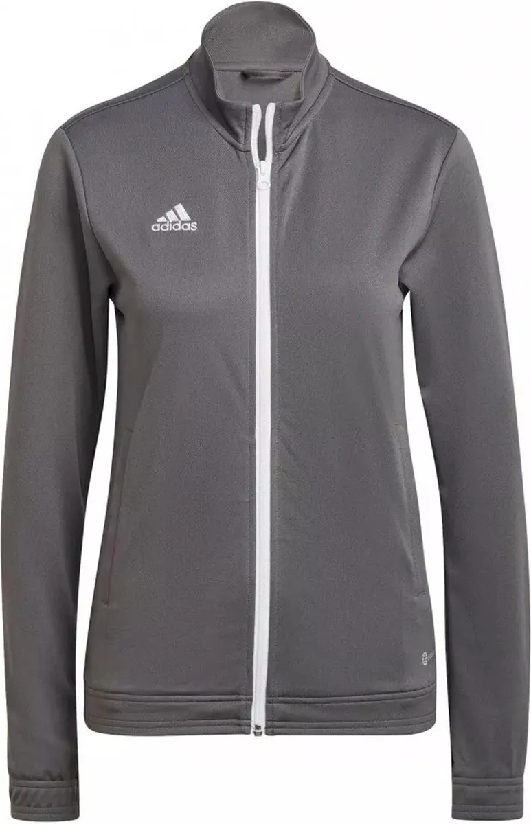 adidas Entrada 22 Sportjas Vrouwen - Maat L - Grijs