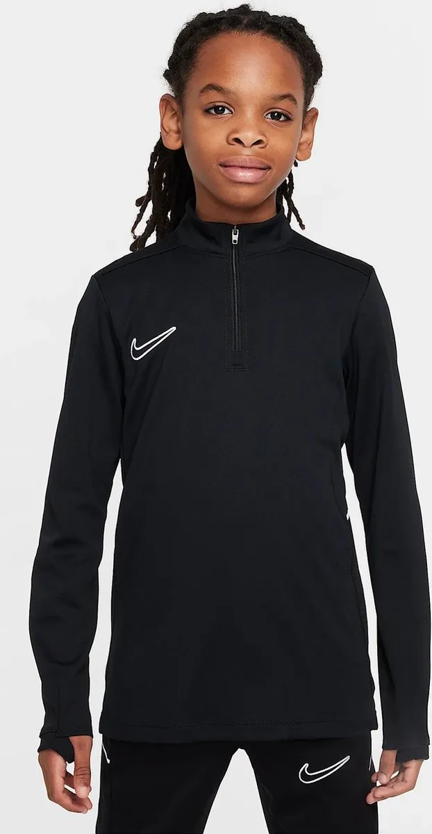 Nike Academy25 Big Kids Dri-FIT Voetbaltrainings T-shirt HJ3721-010 - L - Zwart