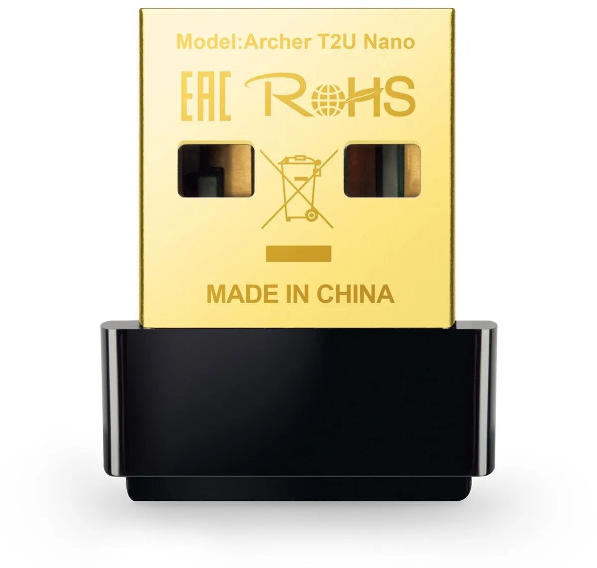 TP-Link Archer T2U Nano WiFi 5 Adapter - Zwart