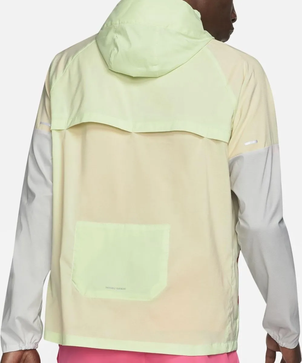 Nike Windrunner Sportjas XL - Lichtgeel/Lichtgroen
