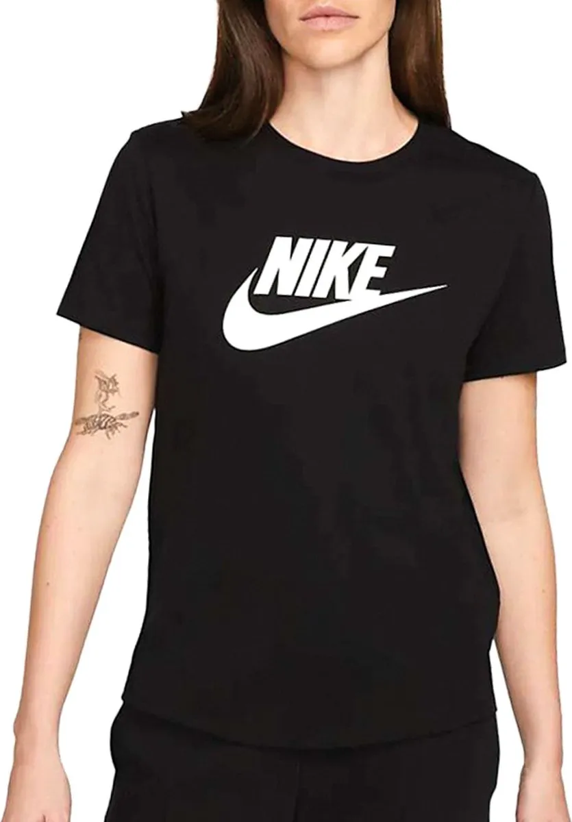 Nike Women’s Essential Icon Tanktop - S - Zwart/Wit