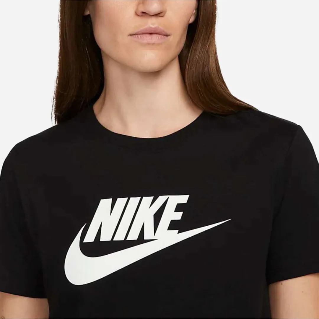 Nike Women’s Essential Icon Tanktop - S - Zwart/Wit