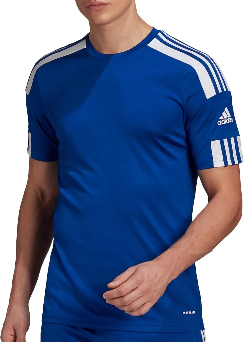 adidas Squadra 21 Shirt Heren L - wit/zwart