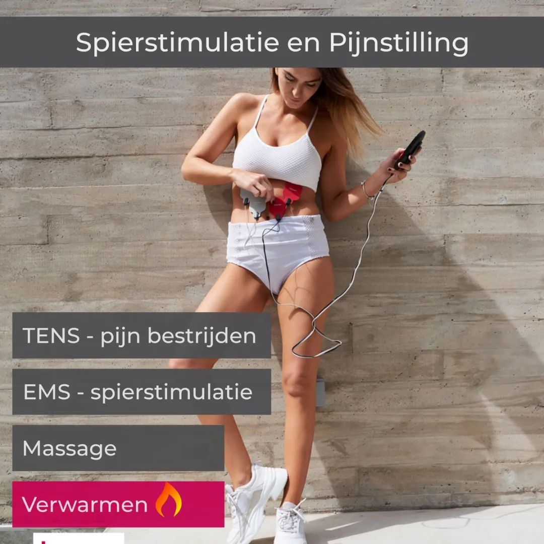 Beurer EM 59 Heat EMS/TENS Verwarmingsapparaat - 4 in 1 - Zwart