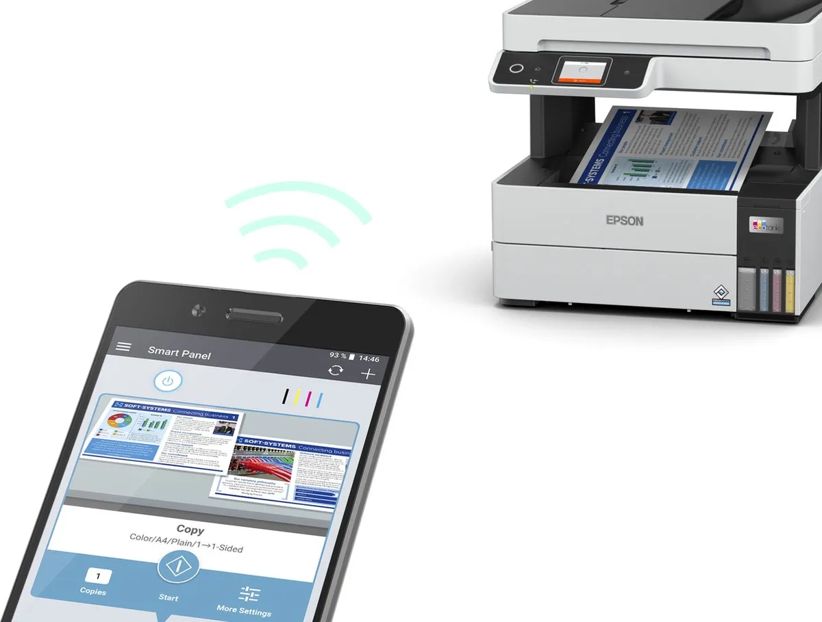 Epson EcoTank ET-5170 All-In-One Printer - Multicolor - afbeelding 6 van 6