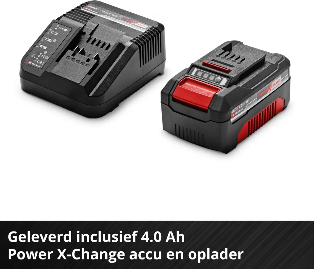 Einhell TE-SV 18 Li Accu Steelstofzuiger - Rood/Zwart