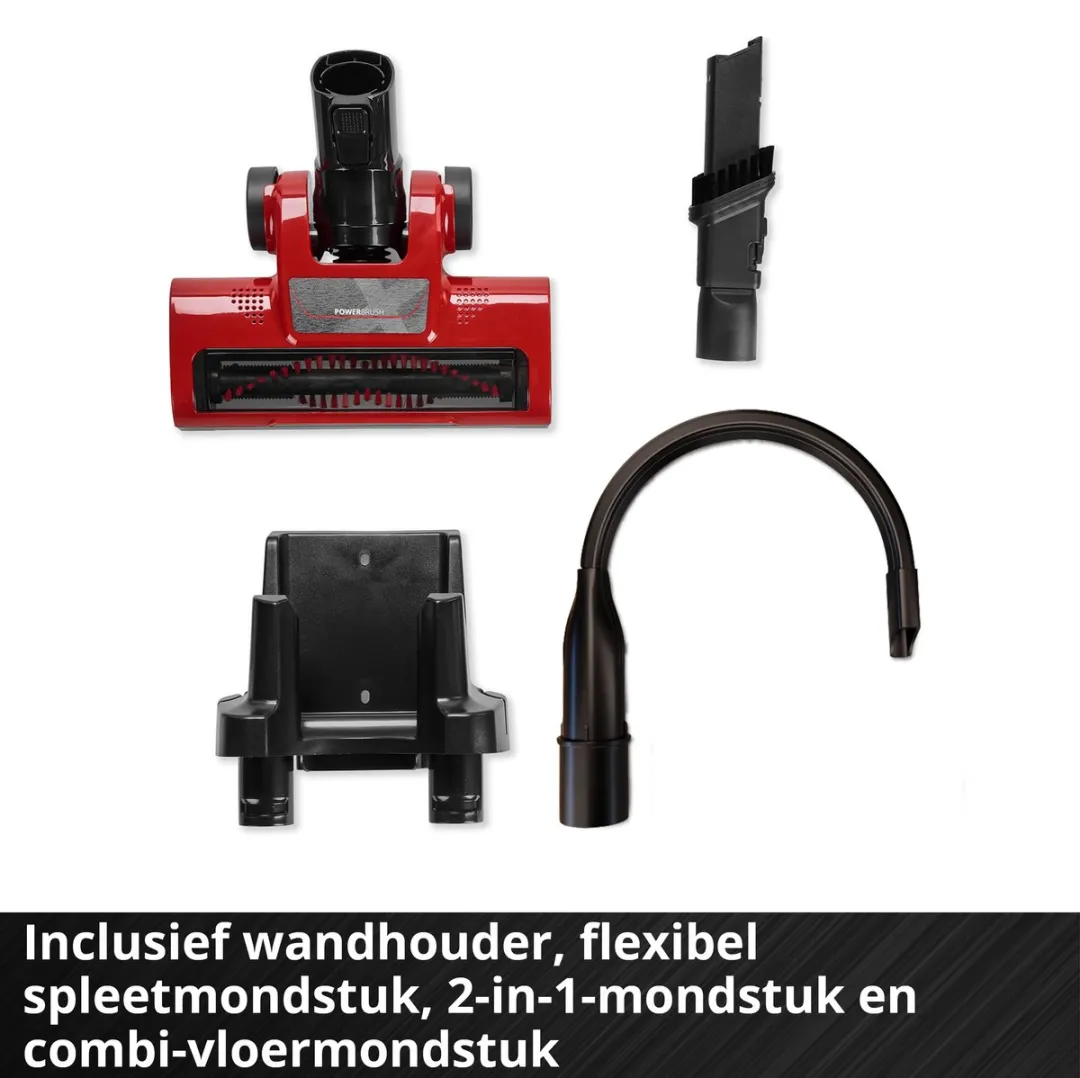 Einhell TE-SV 18 Li Accu Steelstofzuiger - Rood/Zwart