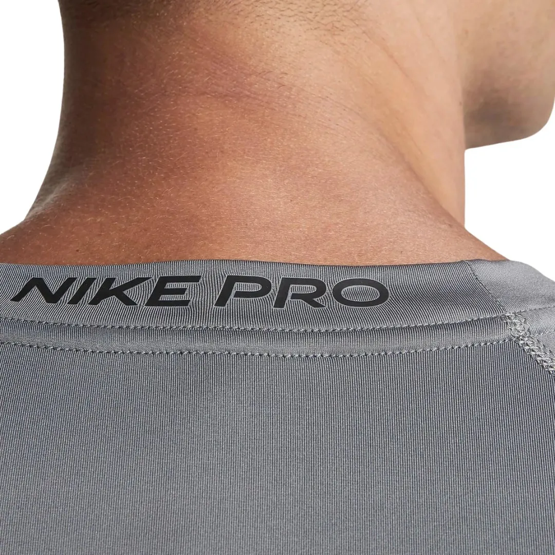 Nike Pro Dri-FIT Shirt Heren M - Grijs
