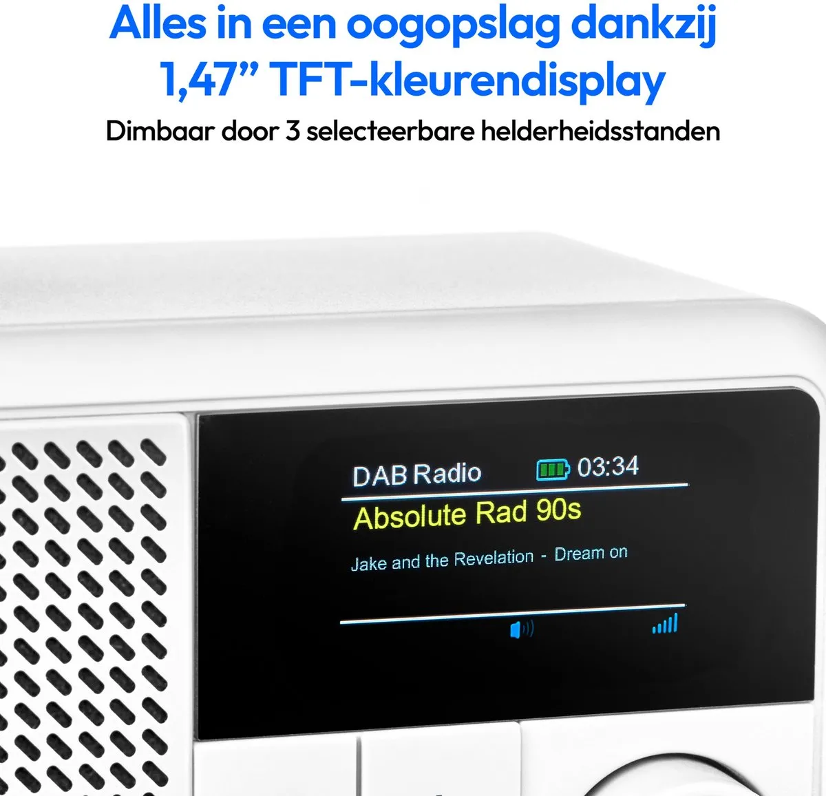 Medion MD44822 Draagbare DAB+ Radio - wit - afbeelding 5 van 6