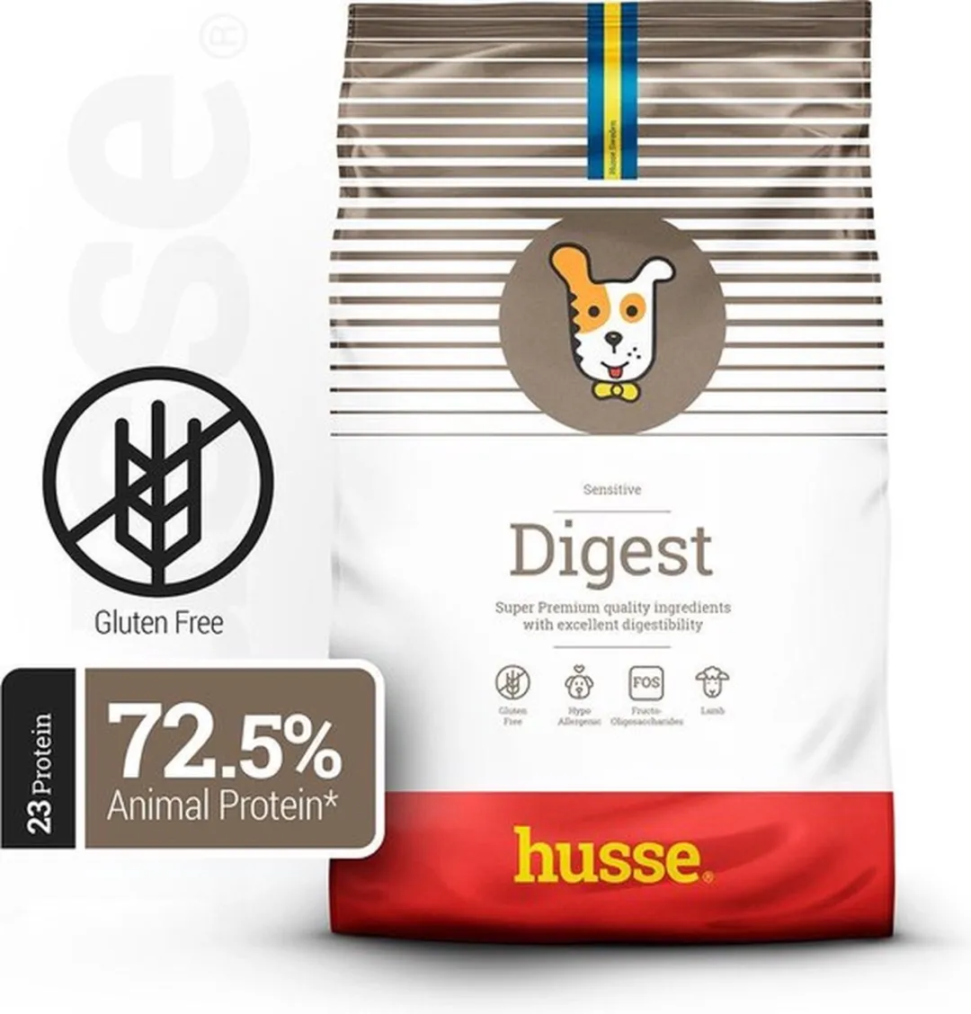 Husse Digest Lam & Rijst Hondenbrokken