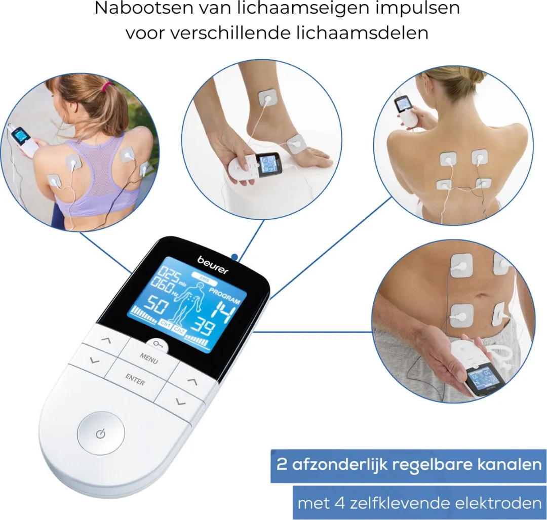 Beurer EM 49 TENS & EMS Trainer - 70 Programma's - 4 Elektroden