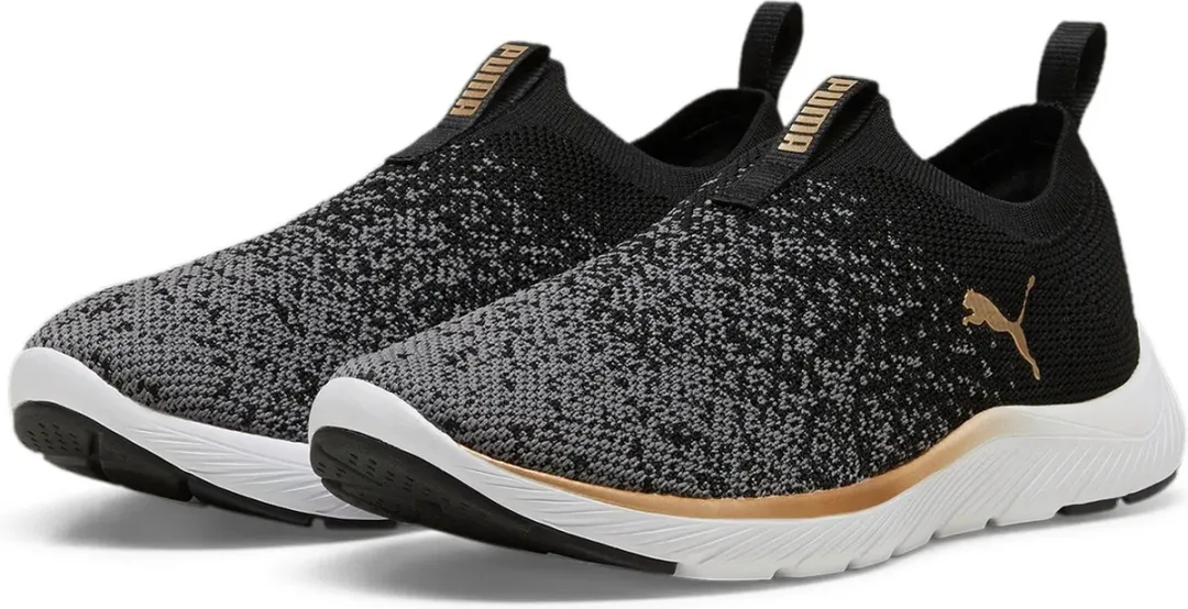 PUMA Softride Premier Slip-On Knit Dames Hardloopschoenen