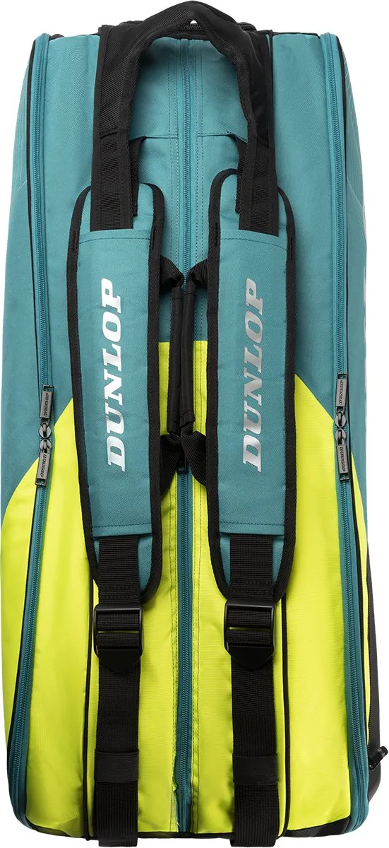 Dunlop SX Performance Tennistas 8 Stuks - 65L - Teal/Black/Yellow - afbeelding 2 van 3