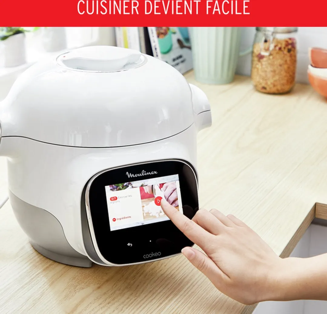 Moulinex Cookeo Touch Mini CE922110 Multicooker 3L - 900W - Wit - afbeelding 2 van 6