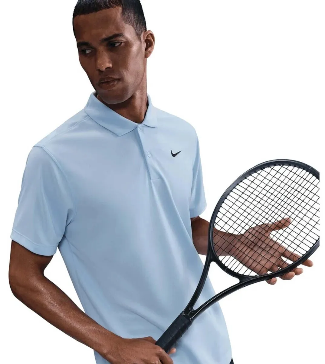Nike Court Dri-FIT Polo Heren - XL - Lichtblauw