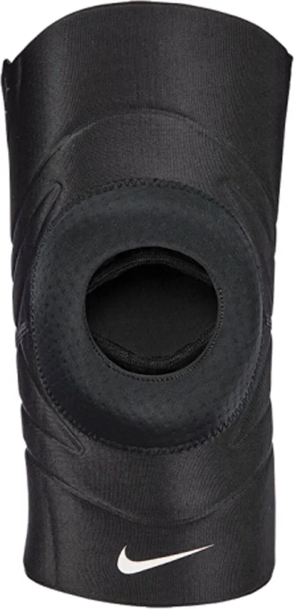 Nike Pro Open Patella Kniebrace XL - Zwart