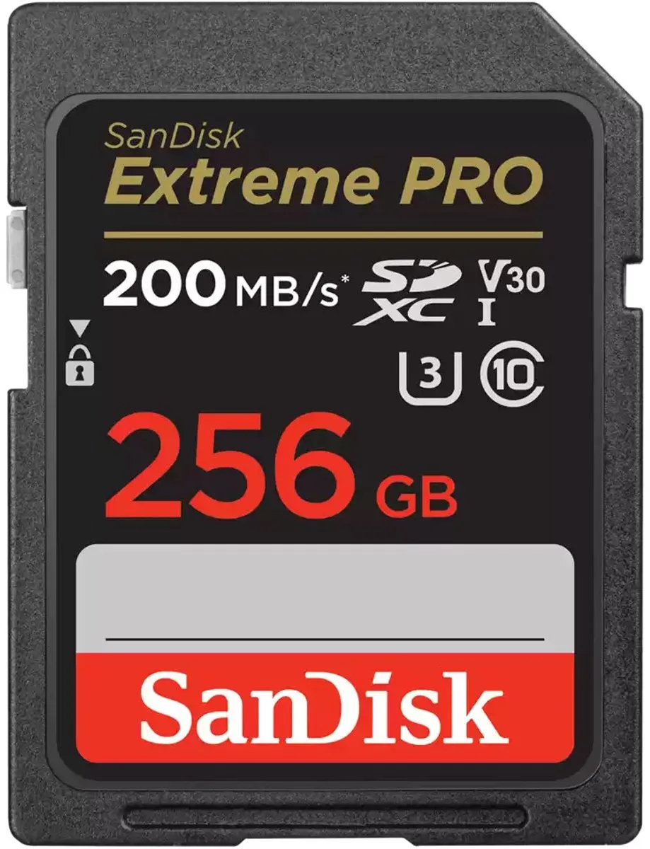 SanDisk Extreme Pro SDXC 256GB - 200/90MB/s