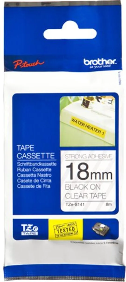 Brother TZ-S141 18mm Transfertape - 8ml - Kleurloos