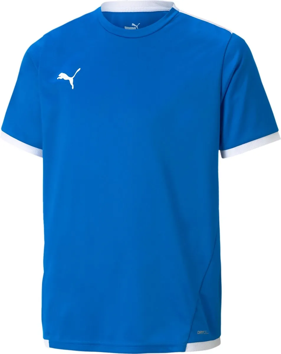 PUMA TeamLIGA Jersey Sportshirt 704925-02 - Maat 128 - Blauw/Wit - afbeelding 6 van 6