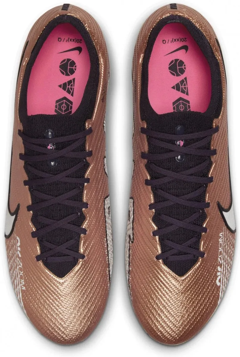 Nike Zoom Mercurial Vapor 15 Elite SG-PRO DR5934-810 Voetbalschoenen - 46 - Bronze/Zwart