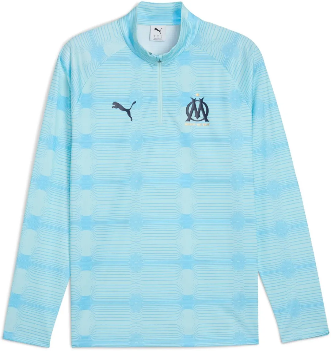 PUMA Warm Up 1/4 Zip Trainingsshirt L - Geel
