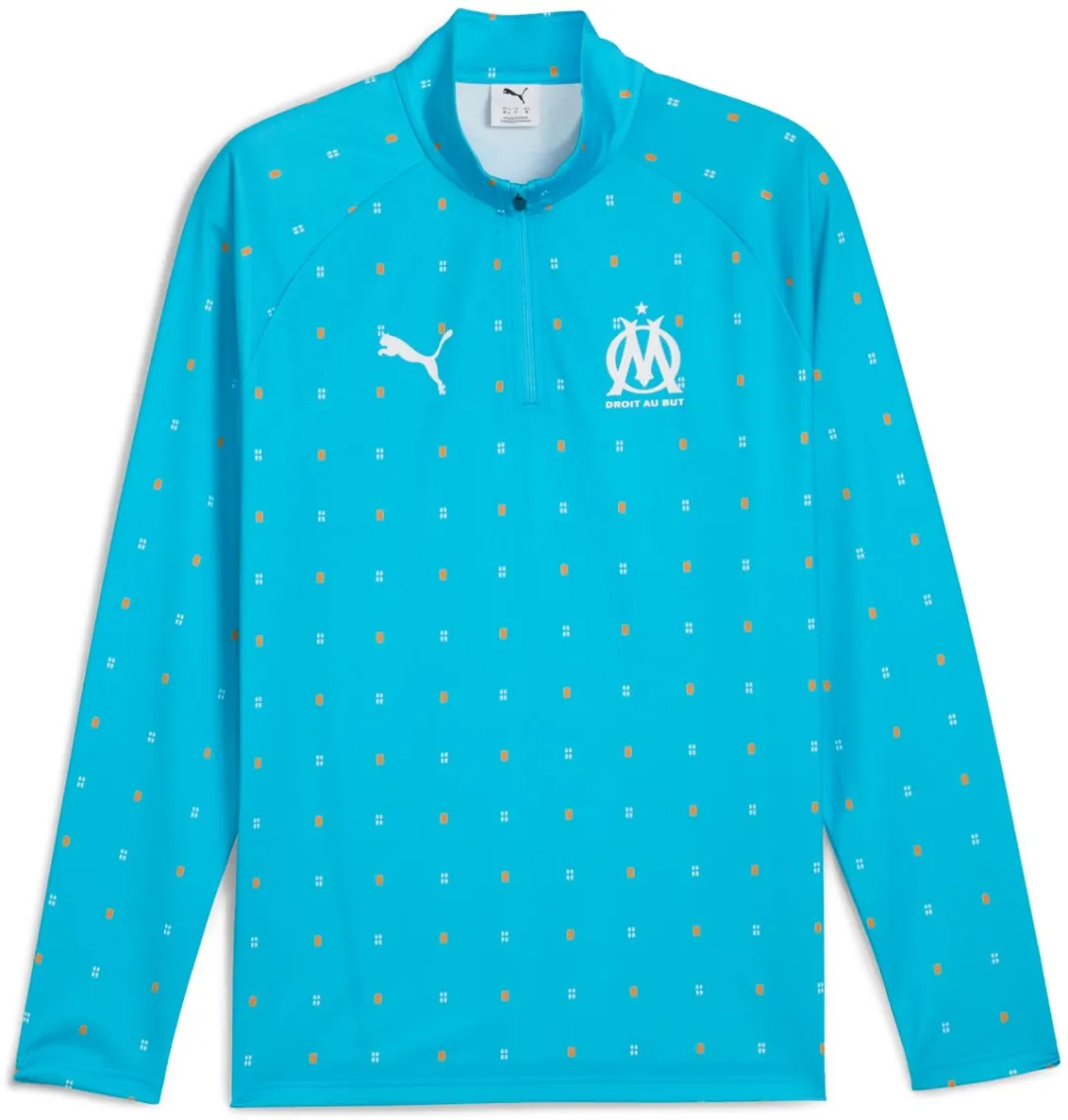 PUMA Warm Up 1/4 Zip Trainingsshirt L - Geel